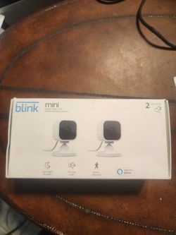 Blink Mini Indoor Smart Security Camera 2-Pack