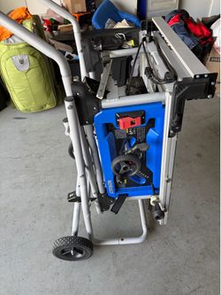 Kobalt 10-inch Portable Table Saw with Wheeled Folding Stand – Great Condition!