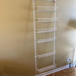 Closet Maid Wall Mounted, 8 Tier Storage Rack,72”Hx18”Lx5” W,/Good condition Pickup in Lake Zurich