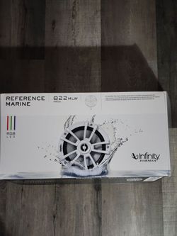 MARINE SPEAKERS PAIR OF 8" INFINITY REFERENCE 822MLW
