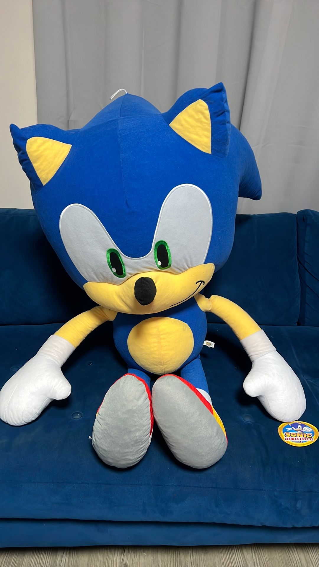 39 Inch Rare Giant Modern Sonic Plush New with tag