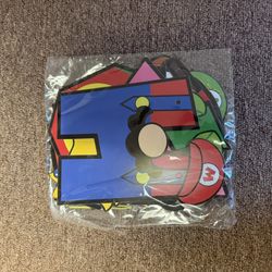 Super Mario Happy Birthday Banner 