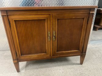 Vintage LP Record Cabinet
