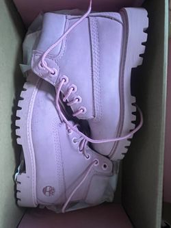 Pink Timberland Boot Sz 9 Kids