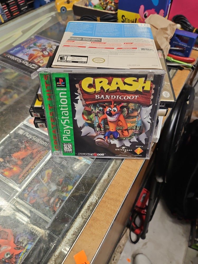 Crash Bandicoot (PlayStation 1, 1996) PS1 CIB