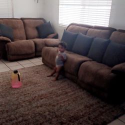 Brown Recliner Couches 