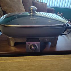 Deep Fry Pan electric Like New Used Twice Is Wonderful Cooking