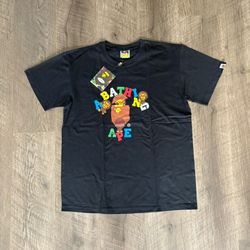 BAPE Tee Baby Milo Playground College Logo Black, Size L