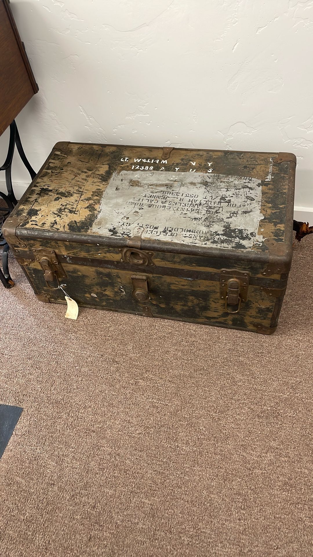 Vintage Officer’s Trunk
