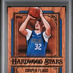 Cooper Flagg Hardwood Stars Rookie Card PSA 10 Pop 6