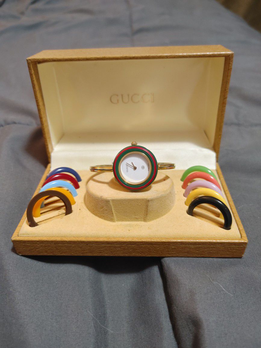 Vintage Gucci Gold Plated Quartz Watch