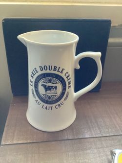 Creative Tops Le Brie Double Creme Ceramic Pitcher