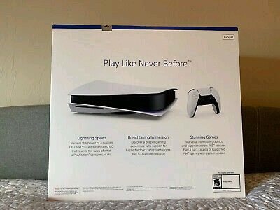 Sony PS5 Blu-Ray Edition Console Bundle + 3 Games and Midnight Black Controller