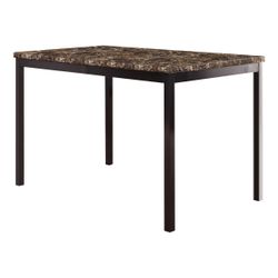 Dining Table, Faux Marble Top