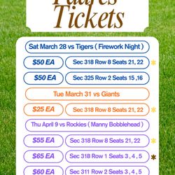 Padres Tickets