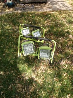 Commercial Electric Portable Lamps set of two