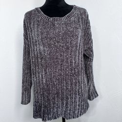Umgee Cozy Gray Women's Sweater Sz:M