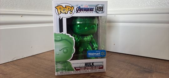 Funko Pop! Avengers: Endgame Hulk Green Chrome Walmart Exclusive