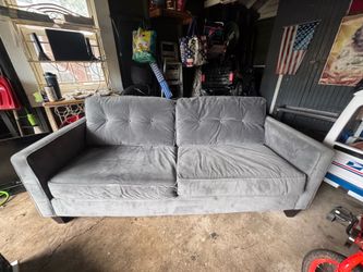 tuxedo-style sofa