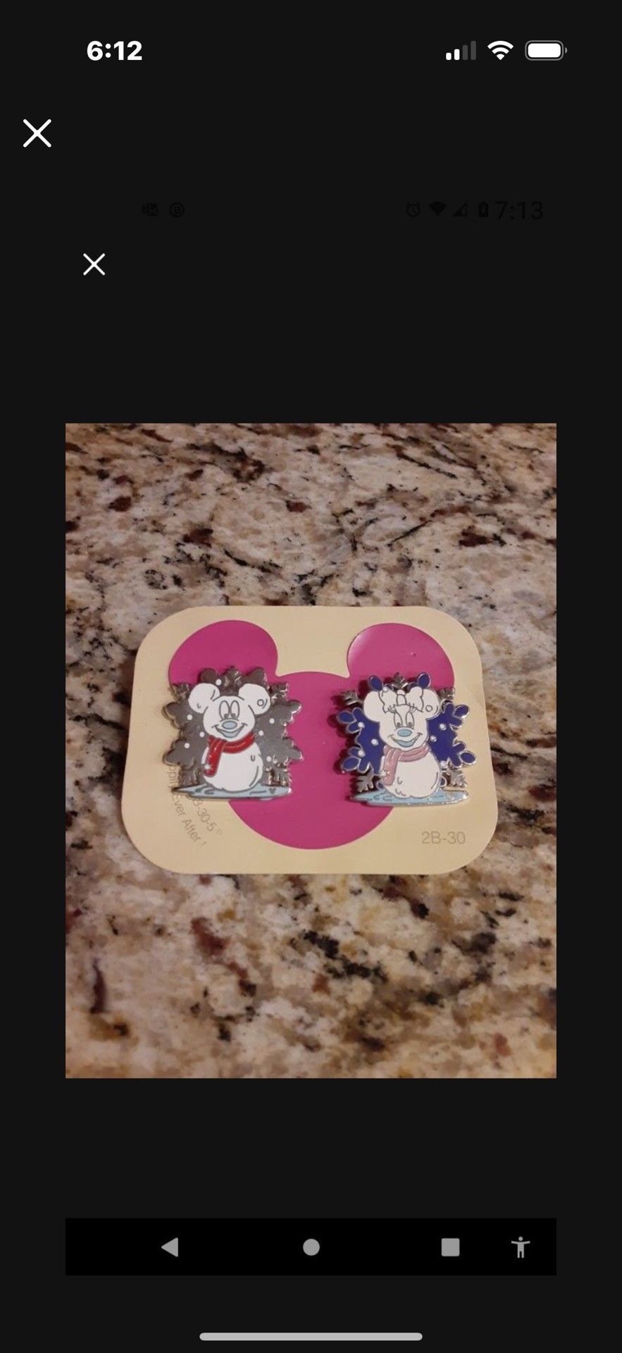 Set Of Disney, Mickey and Minnie Pins