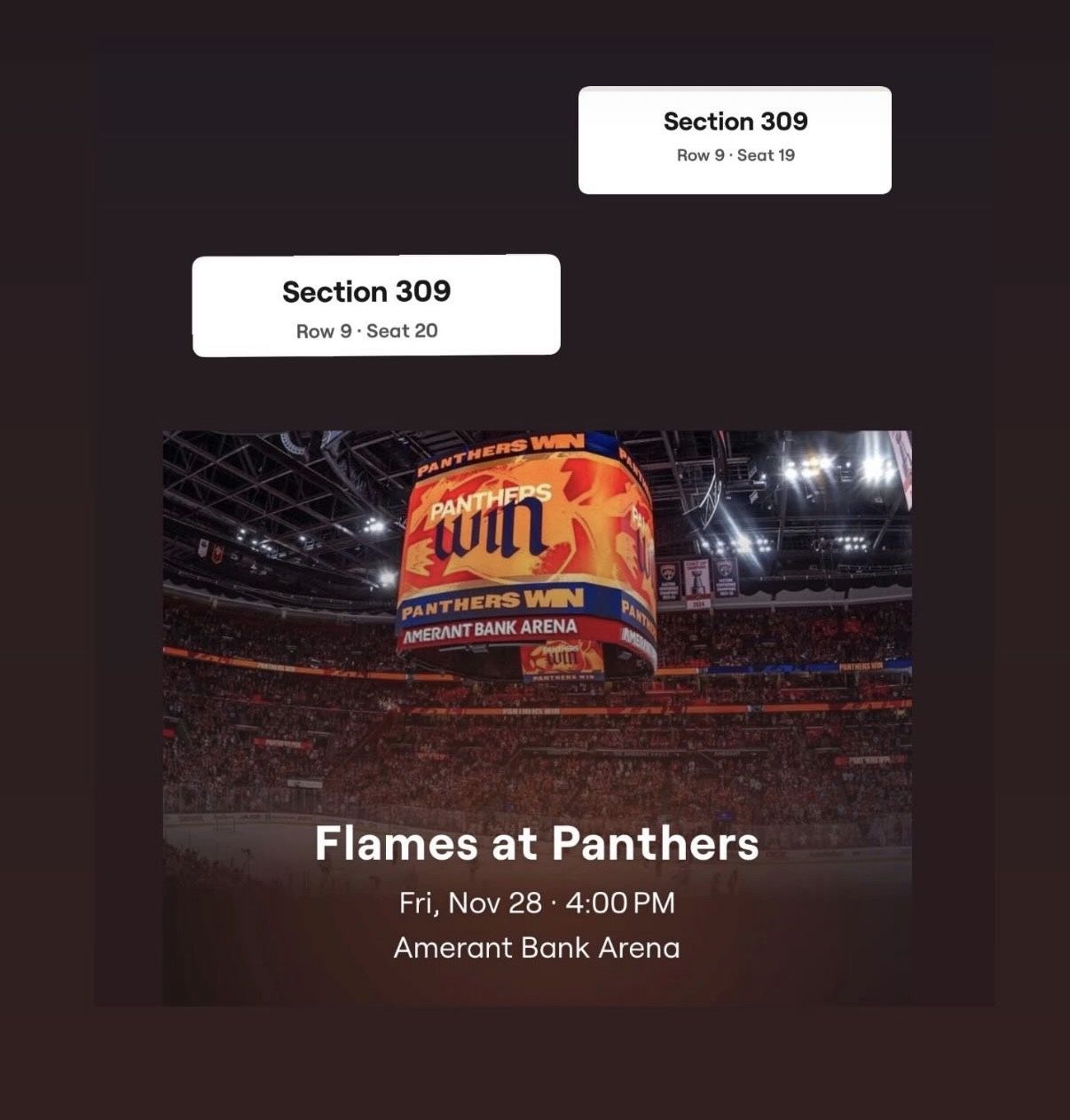 Panthers Vs Flames 