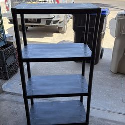 4 shelf plastic carts