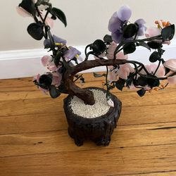 Glass Jade Japanese Bonsai Tree 