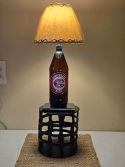 Cincinnati Reds bottle lamp