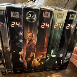 24 Seasons 1-8 DVDs 