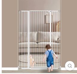 New in Box FairyBaby 57" Extra Tall Pet Gate for Big Dogs and Curious Climbers fits 32.4” -62.2” Wide