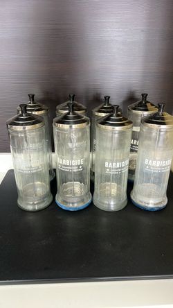 Barbicide Disinfectant Jars – Set of 10