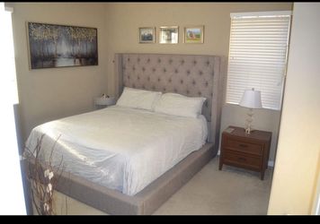 Bed Frame + Box Springs+ Mattress