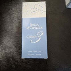 Jessica McClintock,  Number 3 Ladies Parfum. Brand New In The Box