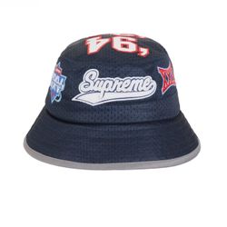 Supreme Mesh Crusher Hat Navy 