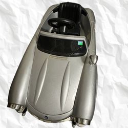 Mercedes-Benz 300SL Kids Electric Ride-On Car – Silver Classic! 