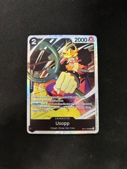 one piece tcg world’s strongest warriors usopp super rare op17-080 mint