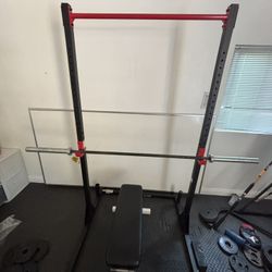 Multi-Functional rack With Barbell And Bench 