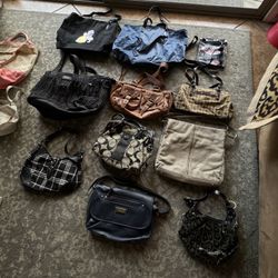 A Lot Of Women’s Purses And Bags Victoria’s Secret Coach