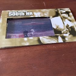 Mickey Mantle  500th home run motion card from Kodak