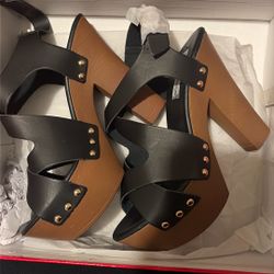 Fashion Focus Black Heels Size 6