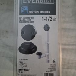 Easy Touch Bath Drain 