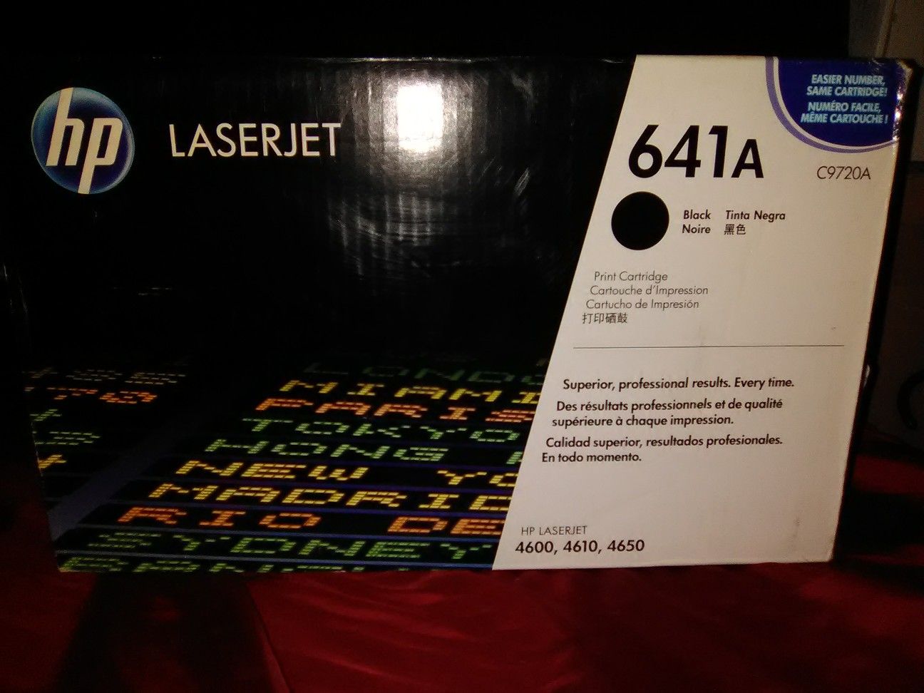 HP laserjet 641A black ink