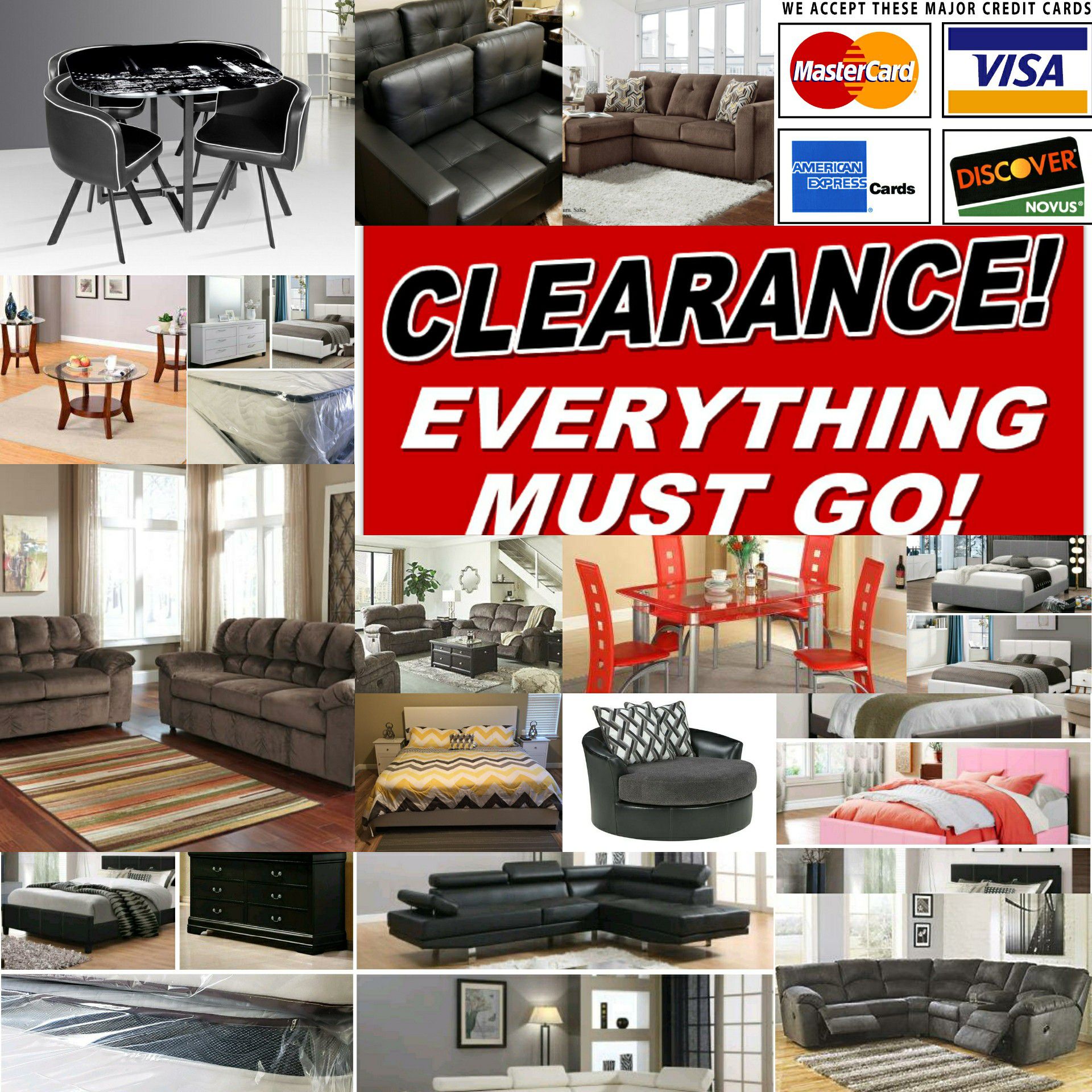 Huge Black Friday Sale! | Sectionals @$399 | Dining Sets @$225 | Bed & Mattress Sets @$180 | Get These Deals While They Last | Financing Available