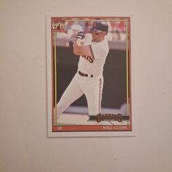 2026 Topps Series 1 1991 Insert Will Clark #T91-11 San Francisco Giants