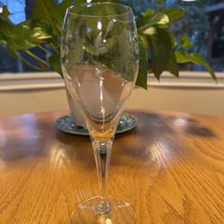 Princess House Crystal Tulip Stemmed Glasses Set Of 7