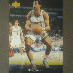 1995-96 Upper Deck Rony Seikaly Golden State Warriors #39 Electric Court Basketball Card Vintage Collectible Sports NBA Trading
