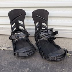 Burton Mission Re:Flex snowboard bindings MEN’S LARGE black 