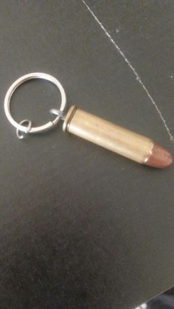 Fake bullet keychain