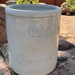 VINTAGE PICKLING CROCK 10 GAL.
