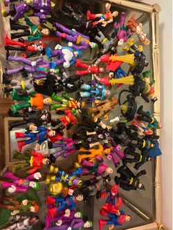 Lot of 50 Imaginext DC Super Friends Figures - Batman, Joker, Superheroes